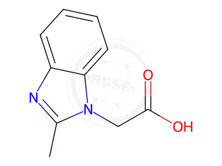 Chemical structure of (2-Methyl-benzoimidazol-1-yl)acetic acid