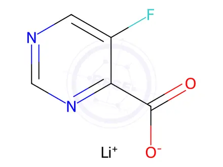 Chemical structure of Pyrazinamide Impurity 23 Lithium Salt