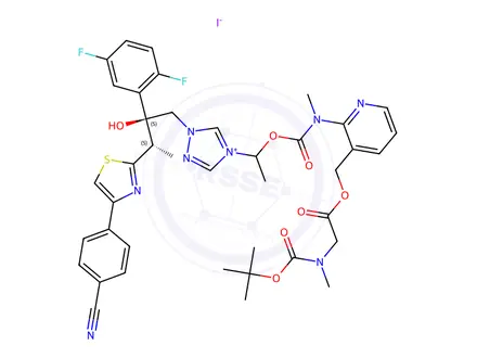 Chemical structure of Isavuconazole Impurity 201