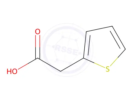 Chemical structure of 2-Thiopheneacetic acid