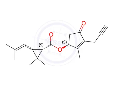 Chemical structure of D-Prallethrin