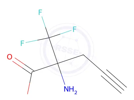 Chemical structure of Methyl 2-amino-2-(trifluoromethyl)pent-4-ynoate