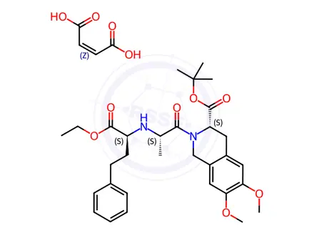 Chemical structure of Moexipril tert-Butyl Ester Maleic Acid Salt