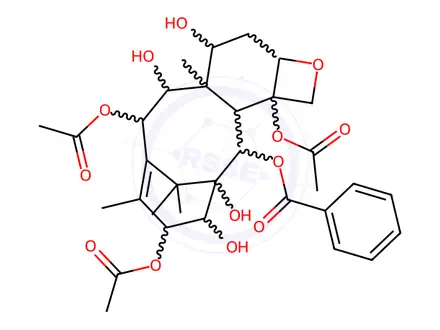 Chemical structure of Baccatin VIII