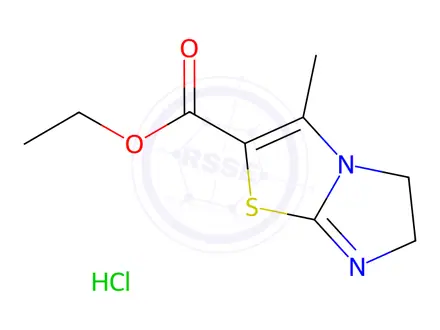 Chemical structure of ETHYL 3-METHYL-5,6-DIHYDROIMIDAZO[2,1-B][1,3]THIAZOLE-2-CARBOXYLATE HYDROCHLORIDE