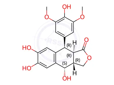 Chemical structure of Podophyllotoxin Impurity 16