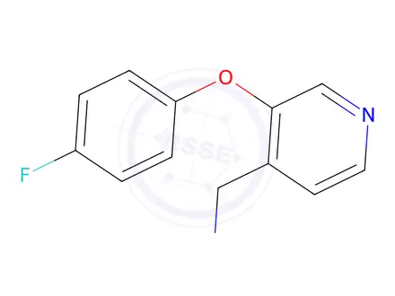 Chemical structure of (3-(4-fluorophenoxy)pyridin-4-yl)methanamine