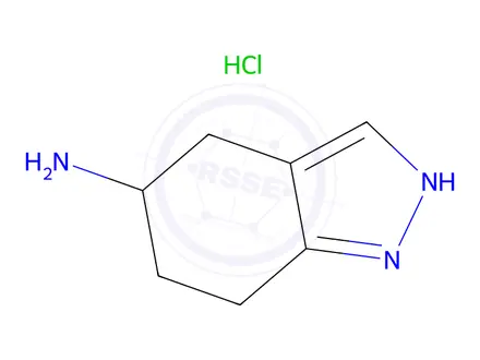Chemical structure of 4,5,6,7-Tetrahydro-2H-indazol-5-amine dihydrochloride