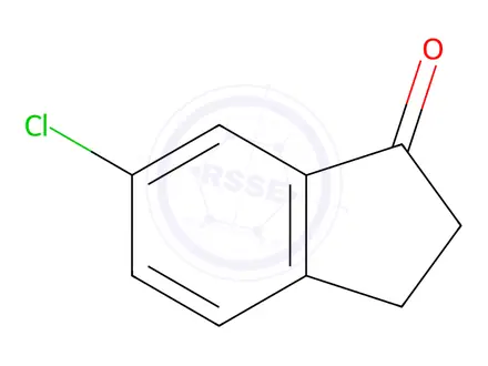 Chemical structure of 6-CHLORO-1-INDANONE