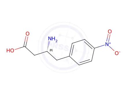 Chemical structure of (R)-3-amino-4-(4-nitrophenyl)butanoic acid