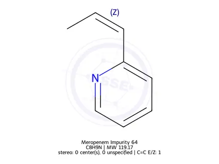 Chemical structure of Meropenem Impurity 106