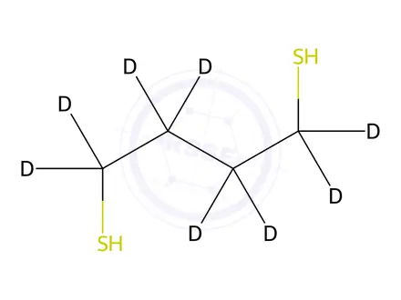 Chemical structure of 1,4-Butane-d8-dithiol