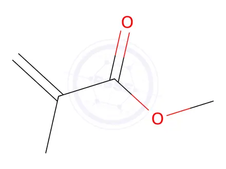 Chemical structure of METHYL METHACRYLATE/ACRYLONITRILE COPOLYMER