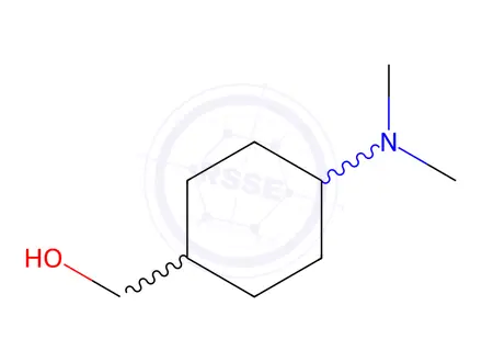 Chemical structure of ((1S,4S)-4-(DIMETHYLAMINO)CYCLOHEXYL)METHANOL HYDROCHLORIDE