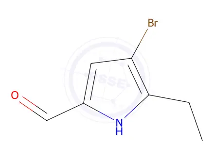 Chemical structure of 4-Bromo-5-ethyl-1h-pyrrole-2-carbaldehyde