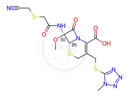 Chemical structure of Cefmetazole