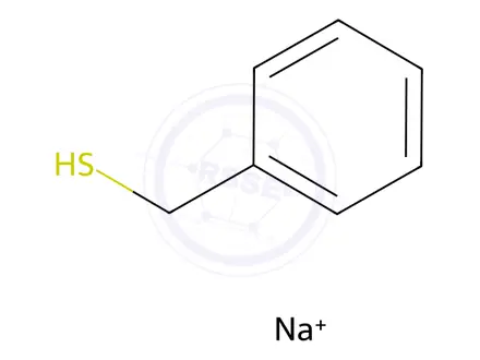 Chemical structure of BenzeneMethanethiol, sodiuM salt