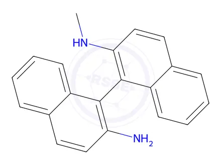 Chemical structure of N2-methyl-[1,1'-binaphthalene]-2,2'-diamine