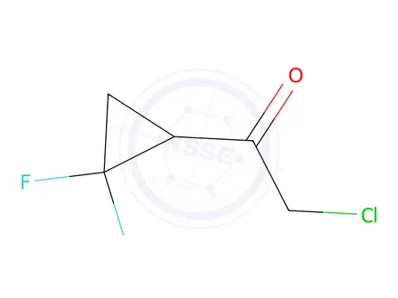 Chemical structure of 2-chloro-1-(2,2-difluorocyclopropyl)ethanone