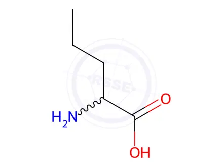 Chemical structure of DL-Norvaline
