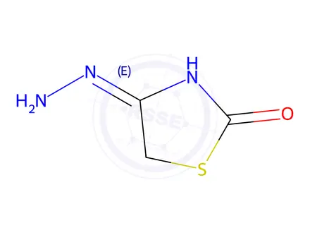 Chemical structure of 4-Hydrazino-3-thiazolin-2-one
