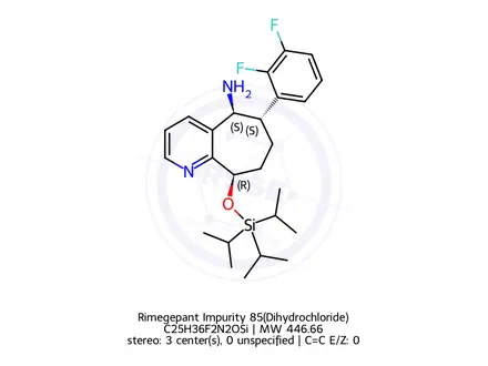 Chemical structure of Rimegepant Sulfate Impurity 75