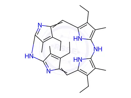 Chemical structure of Porphine Impurity 26