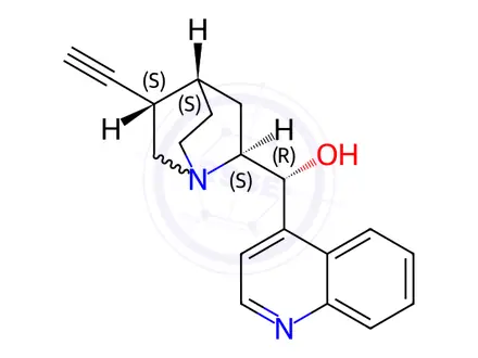 Chemical structure of 10,11-Didehydrocinchonidine