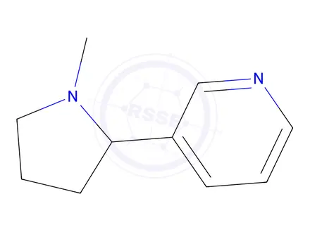 Chemical structure of Nicotine
