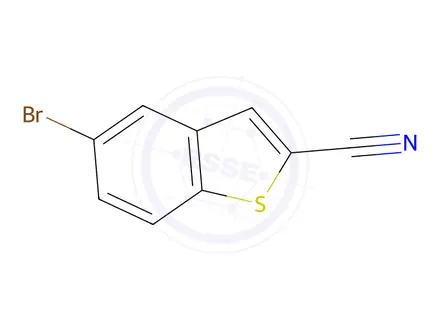 Chemical structure of 5-Bromobenzo[b]thiophene-2-carbonitrile