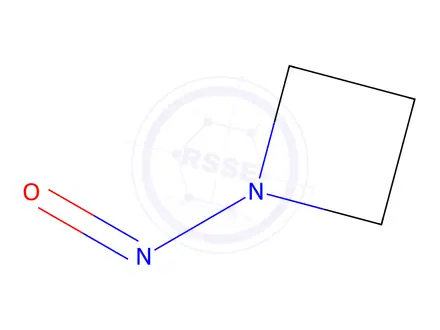 Chemical structure of 1-Nitrosoazetidine
