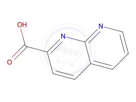 Chemical structure of 1,8-Naphthyridine-2-carboxylic Acid