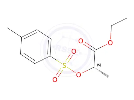 Chemical structure of (S)-2-(TOLUENE-4-SULFONYLOXY)-PROPIONIC ACID ETHYL ESTER