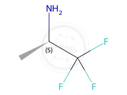 Chemical structure of (2S)-1,1,1-Trifluoropropan-2-amine