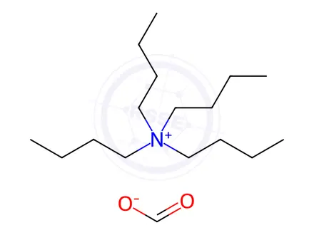 Chemical structure of tetrabutylammonium formate