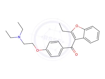 Chemical structure of Etabenzarone