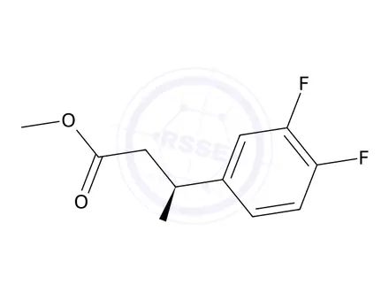 Chemical structure of Methyl (s)-3-amino-3-(3,4-difluorophenyl)propanoate