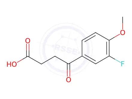 Chemical structure of 3-(3-Fluoro-4-methoxybenzoyl)propionic Acid
