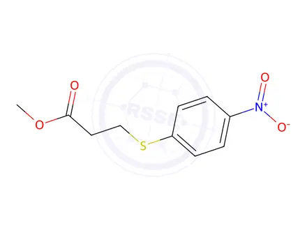 Chemical structure of Methyl 3-((4-nitrophenyl)thio)propanoate