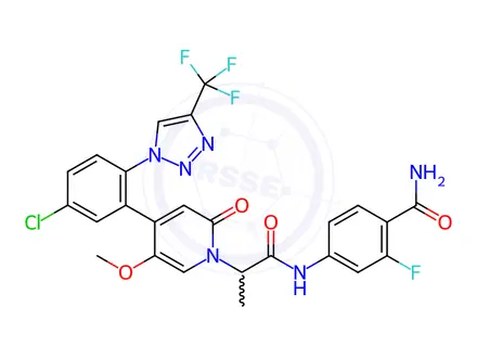 Chemical structure of Asundexian Impurity 11