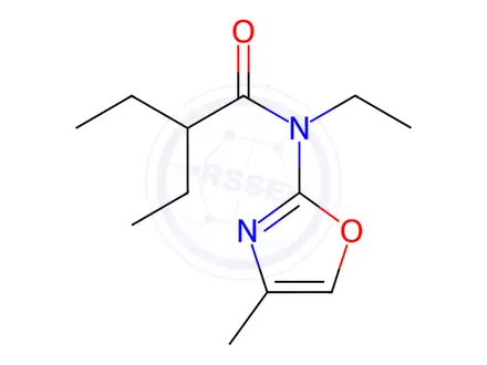 Chemical structure of N,2-Diethyl-N-(4-methyloxazol-2-yl)butanamide