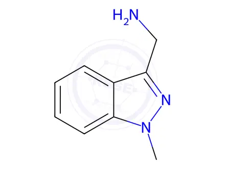 Chemical structure of (1-Methyl-1H-indazol-3-yl)methylamine Dihydrochloride