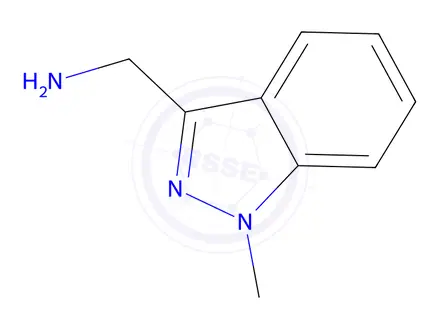Chemical structure of 3-(Aminomethyl)-1-methyl-1H-indazole