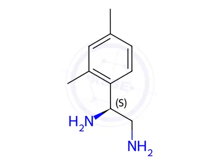 Chemical structure of (1S)-1-(2,4-DIMETHYLPHENYL)ETHANE-1,2-DIAMINE DIHYDROCHLORIDE