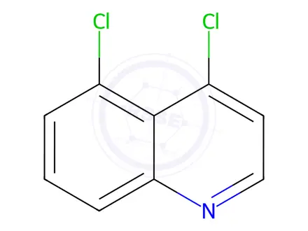 Chemical structure of 4,5-Dichloroquinoline