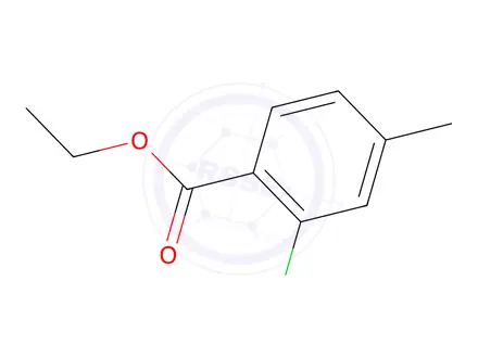 Chemical structure of Ethyl 2-chloro-4-methylbenzoate