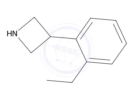 Chemical structure of 3-(2-Ethylphenyl)azetidine