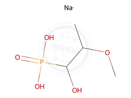 Chemical structure of (1-Hydroxy-2-methoxypropyl)phosphonic Acid Sodium