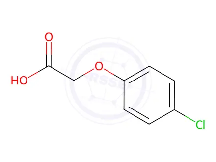 Chemical structure of 4-Chlorophenoxyacetic acid