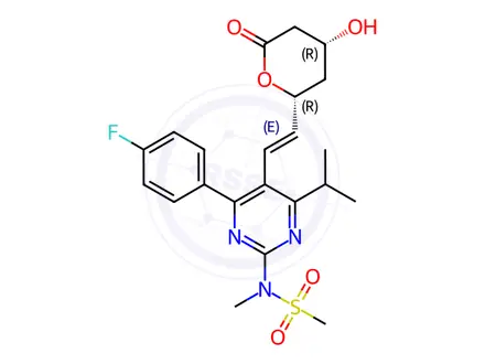 Chemical structure of Rosuvastatin isomer 28